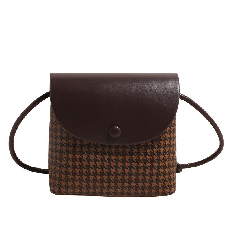 Popular Niche Bags for Women In Autumn and Winter New Textured One-shoulder Crossbody Bag Fashionable Versatile Bucket Bag for Women