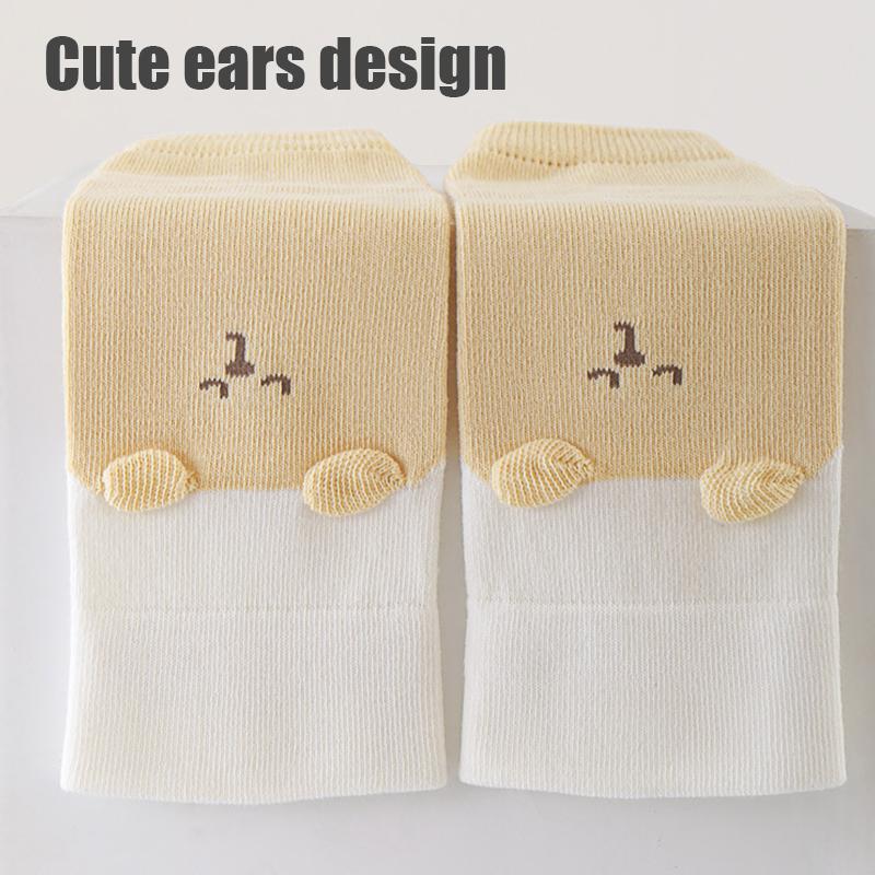 3 Pairs Long Baby Knee Pad Warm Leg Warmer Toddler Knee Pads Sports Crawling Kids Knee Pad Cartoon Leg Warmers For Baby