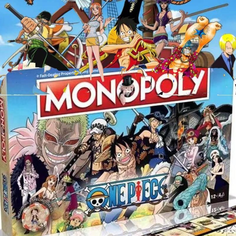 Exciting One Piece Monopoly English Board Game Card Set For Ages Seven To Thirty Five