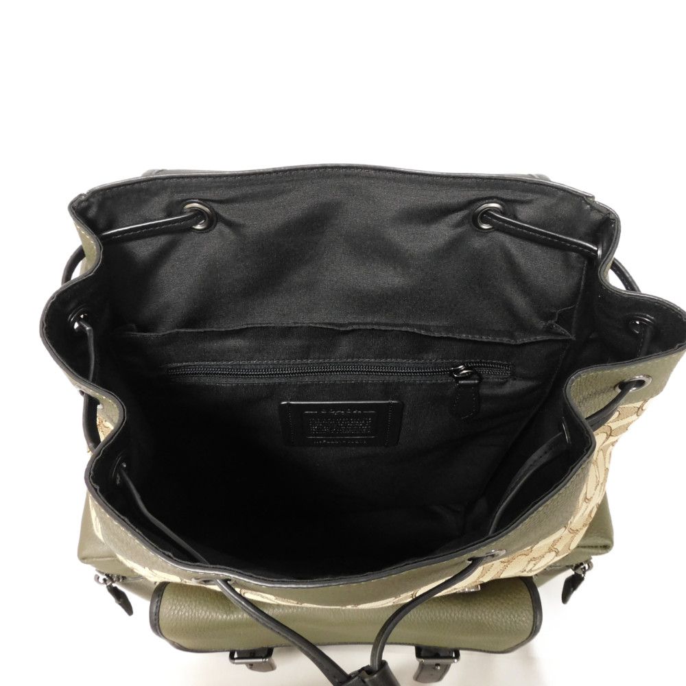 Used 9726 Sprint Daypack CD273 7927 Current Logo Beige Unused Signature Jacquard Olive Drab Men's from Japan AUTHENTIC