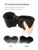 Tesla Model Y/3 Refreshed Center Console Cup Holder Silicone Cover & Coaster Accessory.
