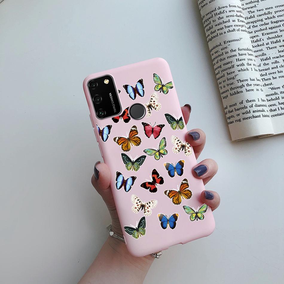 For Huawei Honor 9A Case 2020 Silicon Cover Soft Bumper Coque For Huawei Honor 9A Phone Cases MOA-LX9N Honor9A Love Heart Funda