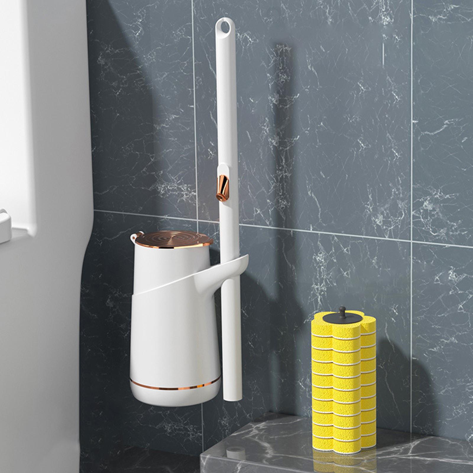 Одноразовая туалетная щетка Щетка для унитаза с 10 сменными головками