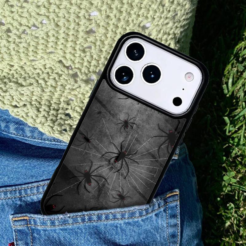 Spider Webs Phone Case For iPhone 17 AIR 16 Pro Max 15 14 Pro 11 12 13 Shockproof Silicone Cover