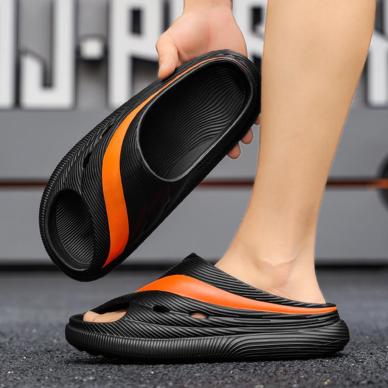 Fashion Men's summer lightweight comfortable sandals Family slippers outdoor fashion leisure sports beach flip-flops Bathroom flip-flops