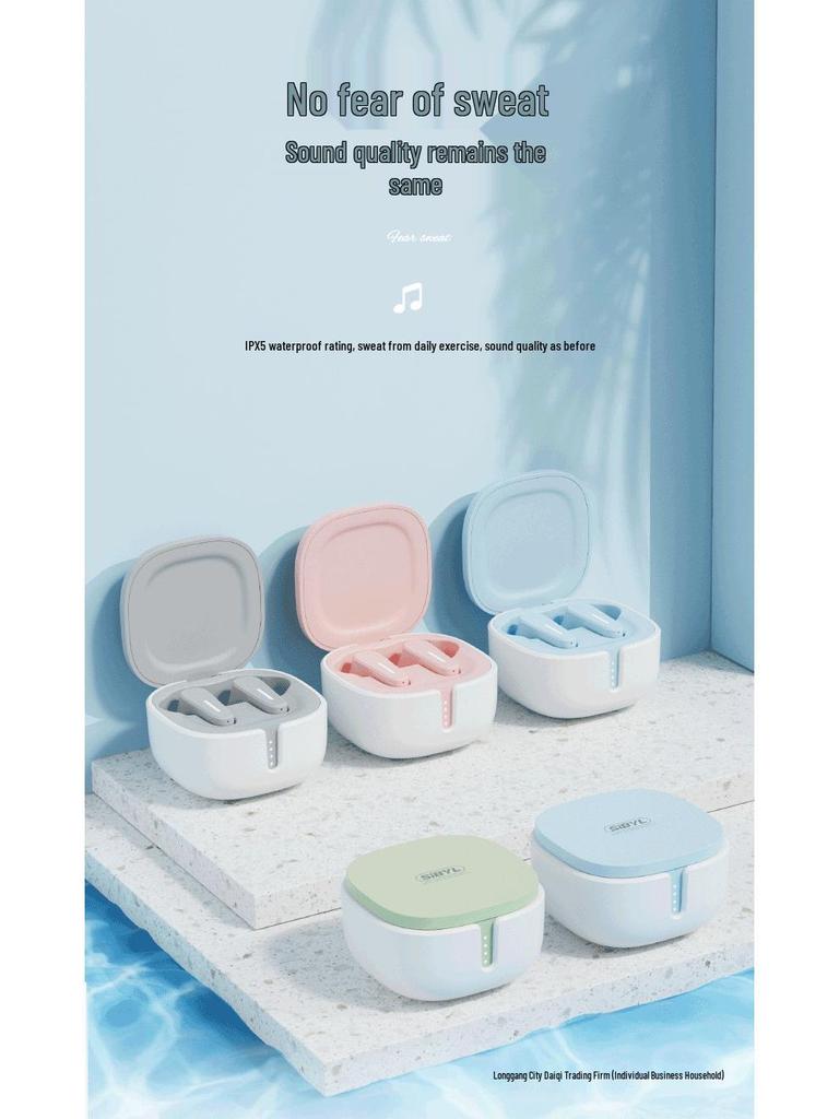 2025 Wireless Bluetooth Earbuds: Sports & Gaming, Long Battery, Low Latency, For Men & Women Students