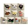 10 Pcs Cartoon Animal Embroidered Patches Cats Iron on Patches Repair Patches Panda Sewing on Patches for Clothes Bag