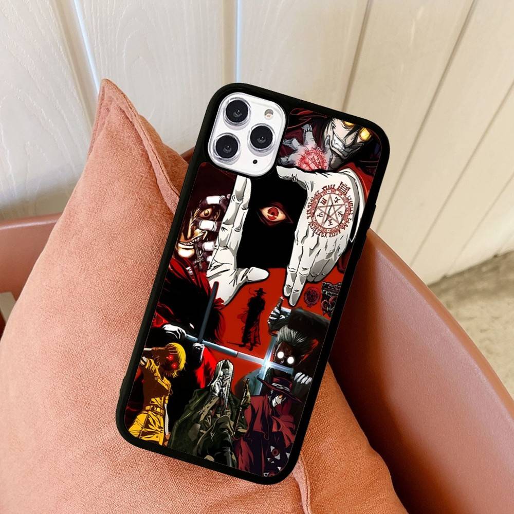 

Классический японский аниме H-Hellsing Чехол для телефона для iPhone 11 12 13 14 15 Pro Max 17 16 Plus Жесткий PC+TPU Задняя крышка iPhone 14pro max