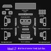 Applicable for Ideal L7/L8/L9: Interior Protection Film & Decorative Items—Console, Navigation, Gear Shift, Dashboard, Headlights