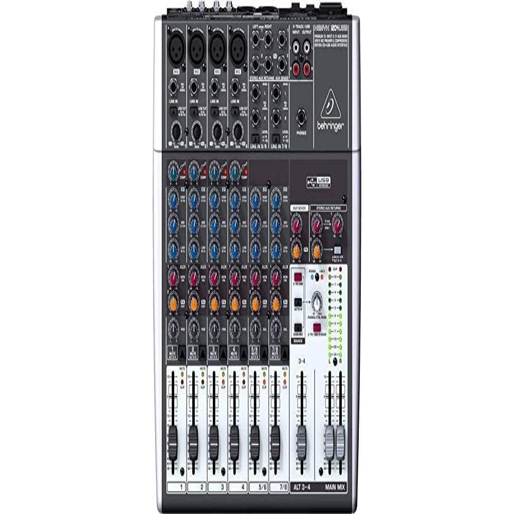 

Аналоговий мікшер Behringer 12 каналів 1 ручка CompUSB Audio Interface XENYX 1204USB