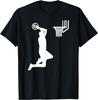 Basketball Dunk Silhouette Graphic T-shirt