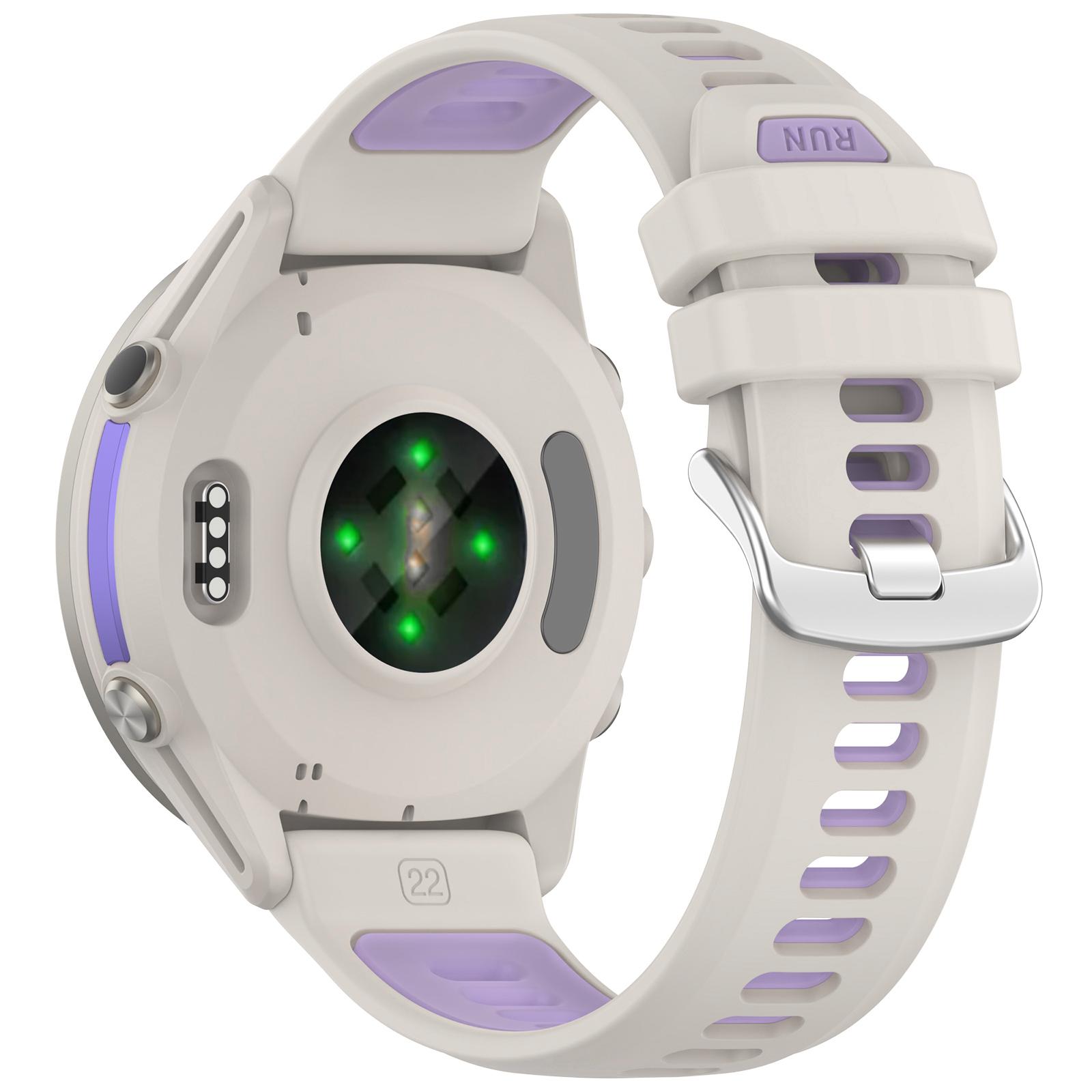 

Двухцветный силиконовый ремешок для часов Garmin Forerunner 970 965 955 945 935 745 Браслет Спортивный ремешок Браслет Аксессуары 22mm