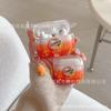 Ins Gradual Change Orange Fish Suitable for Airpodspro1 Bluetooth Protective Case Apple 1st Generation Earphone Case New Model