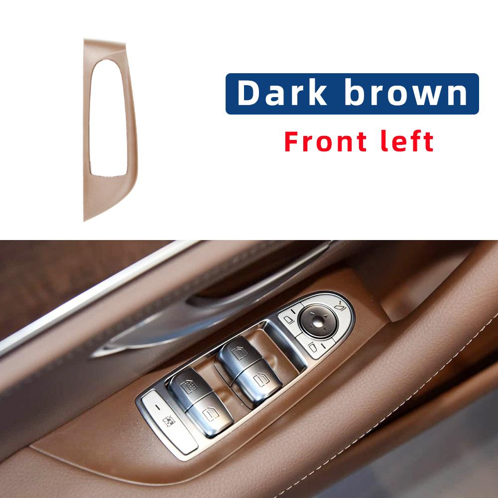 For Mercedes Benz E-Class W213 2016- Door Trim Panel Handle Car Interior Handle Inner Door Armrest Panel Pull Trim Cover