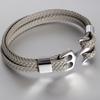 Men's Anchor Bracelet, Retro Woven Leather Rope Bracelet, Multi-layer Leather Bracelet, Couple Bracelet.