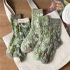 Comfortable Retro Style Breathable Autumn Winter Soft Cotton Middle Tube Socks Ladies Socks