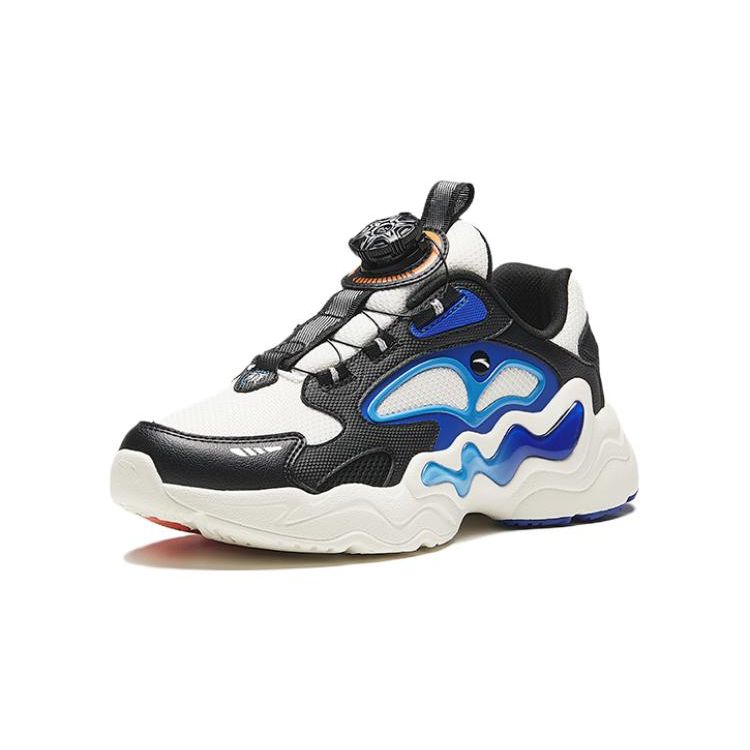 Anta Comfortable Versatile Non-Slip Durable Sports Casual Shoes Kids Sneakers White Black Blue 312348803-4