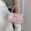 Belted Casual Bag Stylish and Fashionable Design - Single Shoulder Handbag with A Small Square Shape