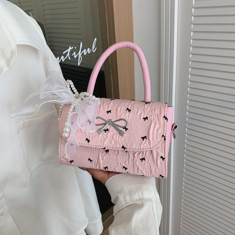 Belted Casual Bag Stylish and Fashionable Design - Single Shoulder Handbag with A Small Square Shape