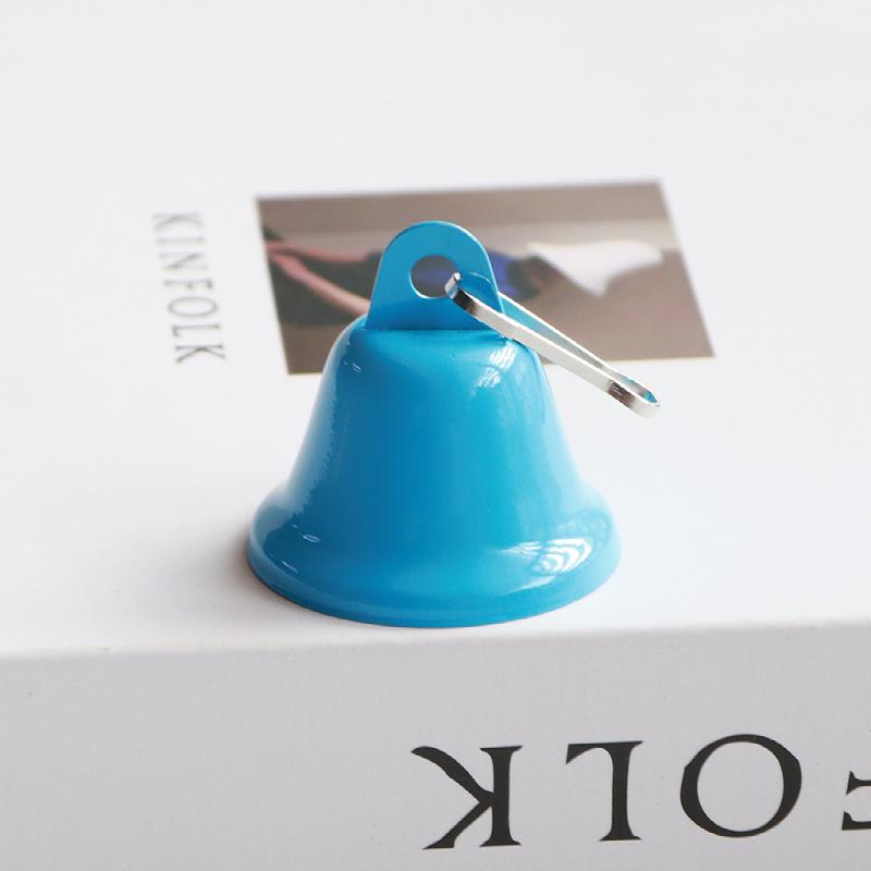 10pcs Christmas Decoration Bell Temple Retro Open Hand-cranked Metal Horn Bell Bell-shaped Bell 38mm Bronze Bell