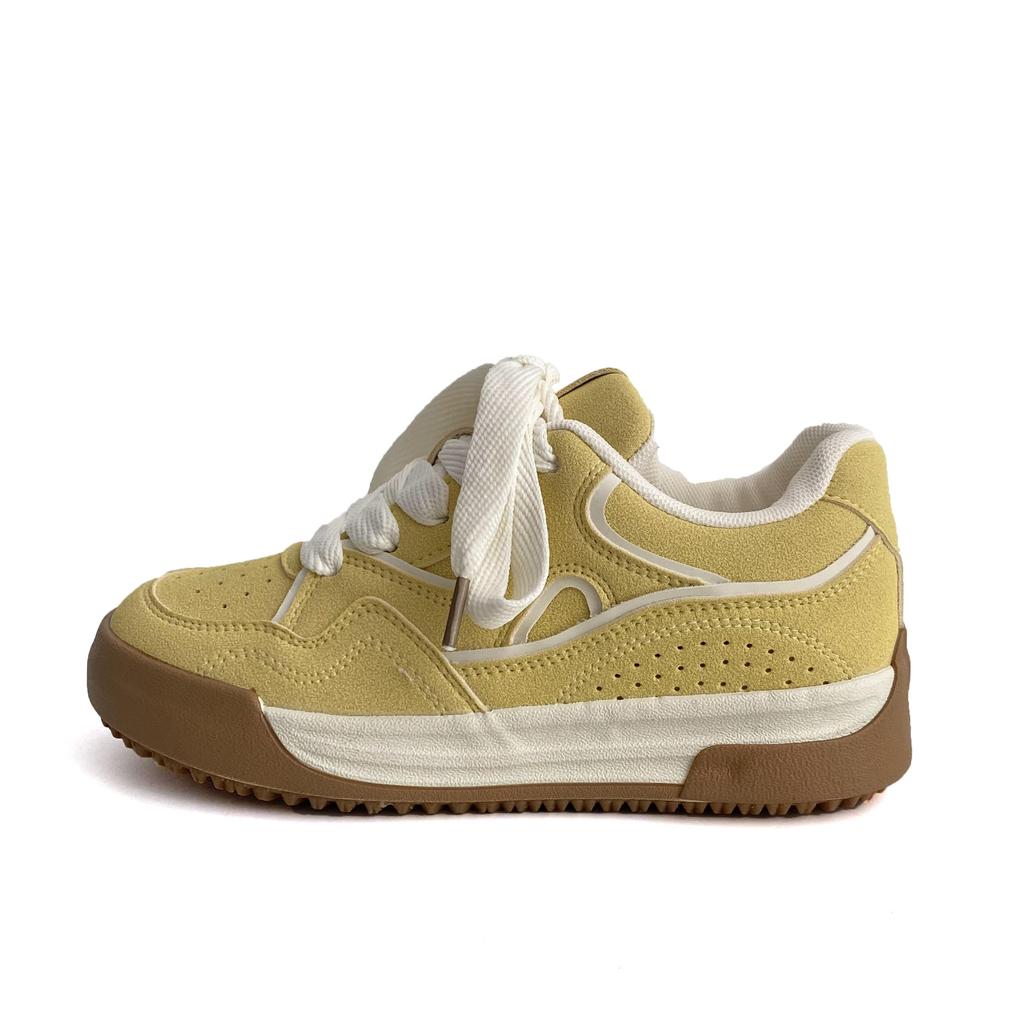 Women's Platform Sneakers 2025 Autumn Fashion Lace Upbreathnable Height Increase Casual Shoes Comfortable Outdoor Non Slip Flats