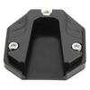 Motorcycle Side Stand Plate Pad High Strength Kickstand Pad Plate Support Accessory Black