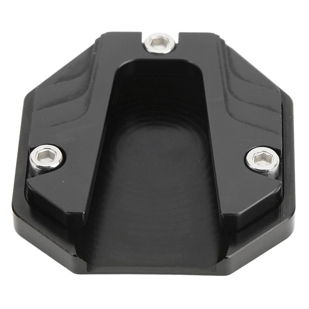 Motorcycle Side Stand Plate Pad High Strength Kickstand Pad Plate Support Accessory Black