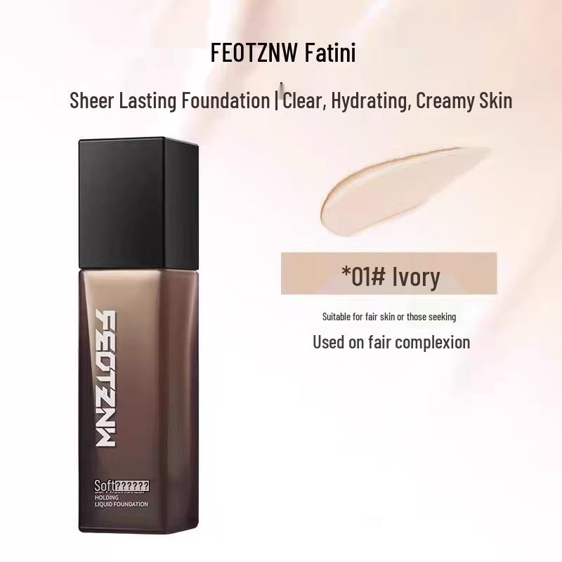 Fatinni Third Gen Skin Nourishing Liquid Foundation & Concealer - Soft Mist, Non-Stick, Long-Lasting Makeup 30g