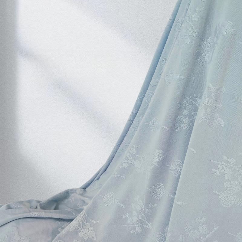 Lantern Relief Jacquard Fabric Stretch Knitted Fabric DIY Dress Hanfu Cheongsam Children's Clothes for Sewing Design Cloth