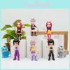 Pvc Demon Slayer Girl Group Figurine Set With Multiple Sizes For Collectors And Desk Decor