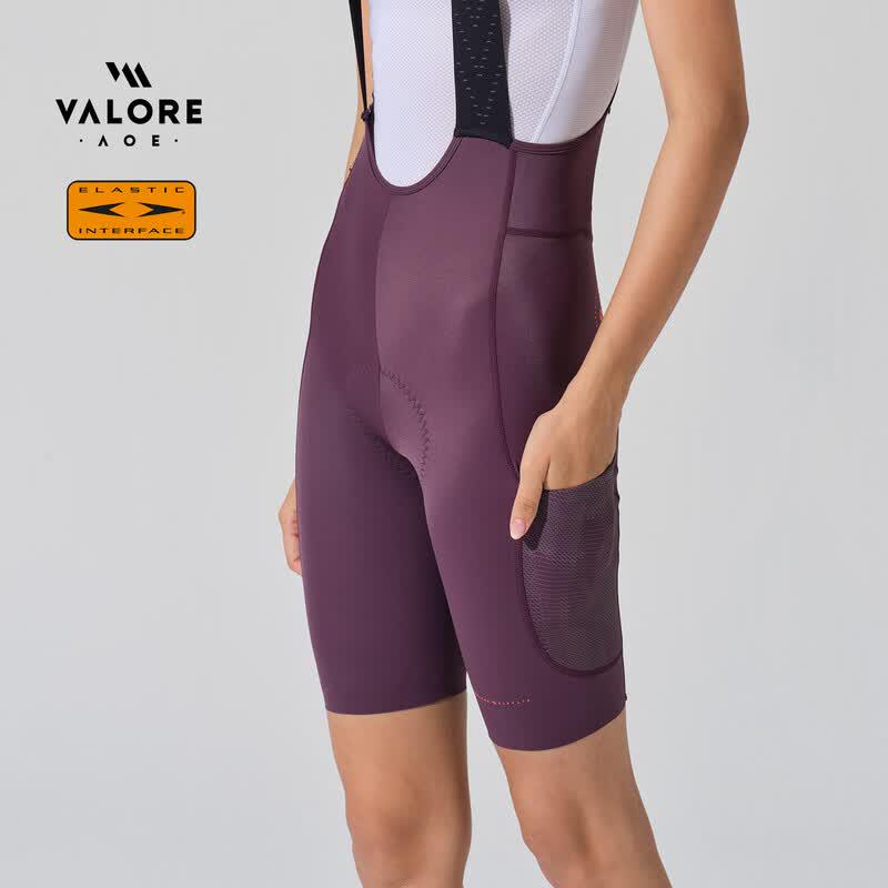 VALORE AOE Women's Long-Distance Cycling Shorts with 200-Density Double-Arrow Pad