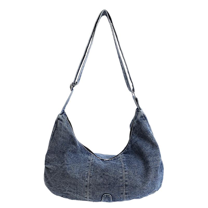 Women's Denim Tote Bag Large Capacity Shoulder Bag