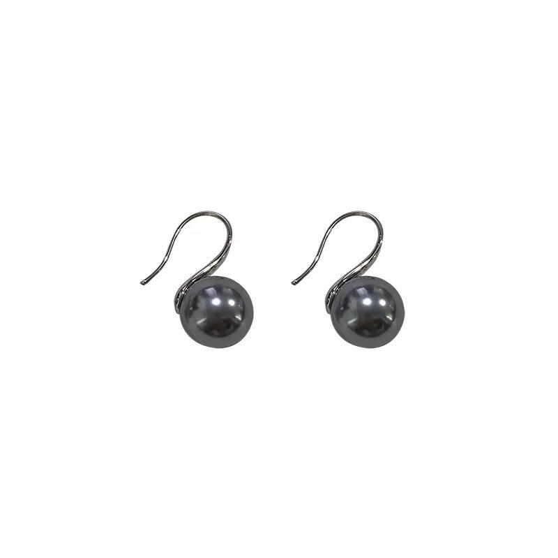Pearl earrings women's niche unique earrings new earrings fashion commuter ear hooks high-end temperament earrings