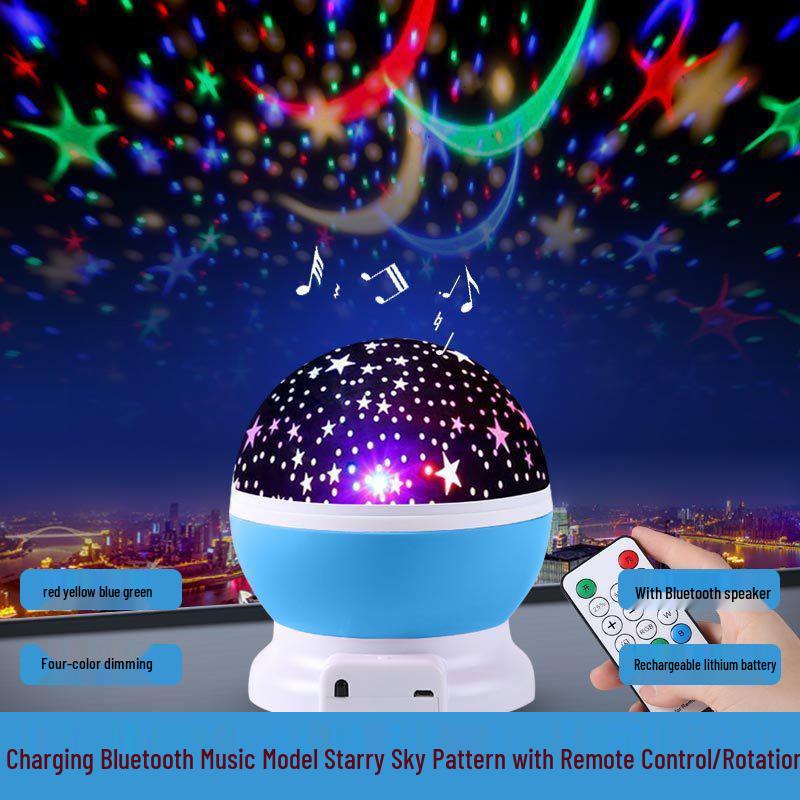 Milky Way Star Night Light: Anti-Glare Bedroom Star Projector & Birthday Gift