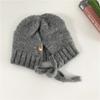 Y2K Children Hat Warm Cute Knitted Hat Fashion Bear Ears Beanie Hats  Girls