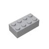 50g/20SZT 3001 2x4 Wysoki 8-Otworowy Klocek Budowlany Moc Kolor Luźne Części Kompatybilny z Klocek DIY Zabawka Montażowa dla Dzieci