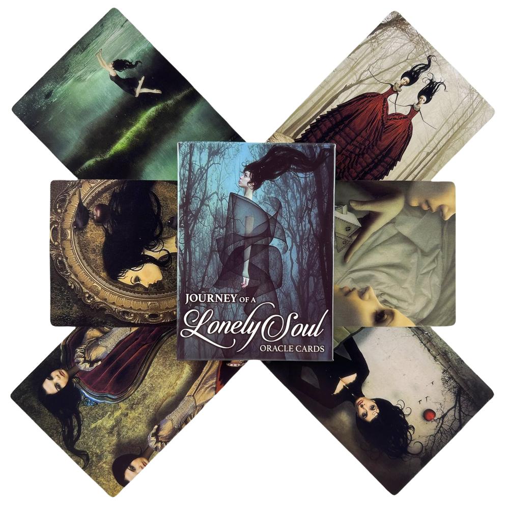 Karty Orákula Osamělá Duše Úžasná Zábava K Použití Astrologie Tarot Věštecký Balíček Anglická Edice Vize Desková Hra pro Párty