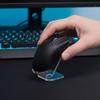 Acrylic Mouse Stand Transparent Storage Holder for Desk Display Rack Fits All Mouse Types Perfect for Home School Office Workspace