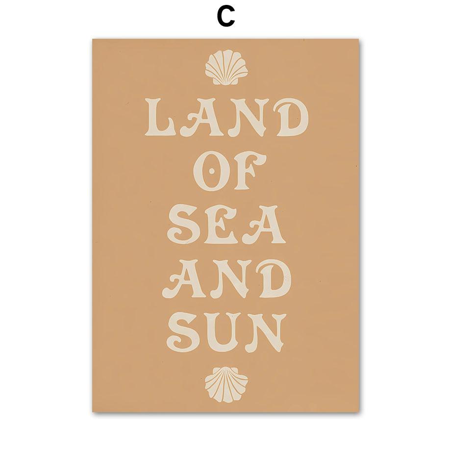 Meeresstrand Mädchen Palmen Landschaft Wandkunst Leinwandbild Abstrakte Poster Drucke Hotel Bar Wandbild Für Wohnzimmer Dekoration