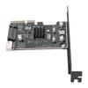 PCI Express Erweiterungskarte TYP E Front Typ C 20 Gbit/s PCIe zu USB 3 Serial ATA 15 PIN Erweiterungskarte Kompatibel mit PCIE X4 X8 X16