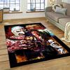 2025 New Style Terrifier 3 Horror Clown Movie Carpet Rug for Bedroom Living Room Home Sofa Decoration,kids Play Decor Floor Mat