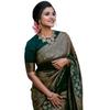 SGF1 Womens Kanjivaram Soft Silk Saree With Blouse Piece ( Copper)