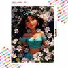Disney Diamond Painting Set Princess Jasmine Home Decor Craft, Perfect Handmade DIY Gift Idea
