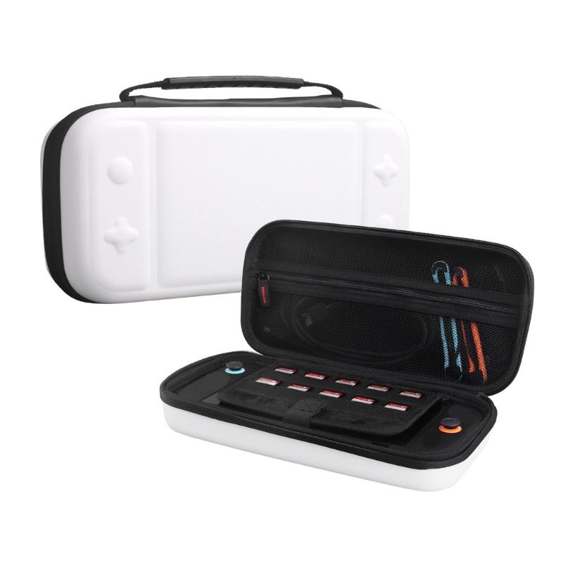 Game Console EVA Bag Scratchproof Storage Box for NS2 Protector Case with Card Slot & Handle Travel Carrying Pouch