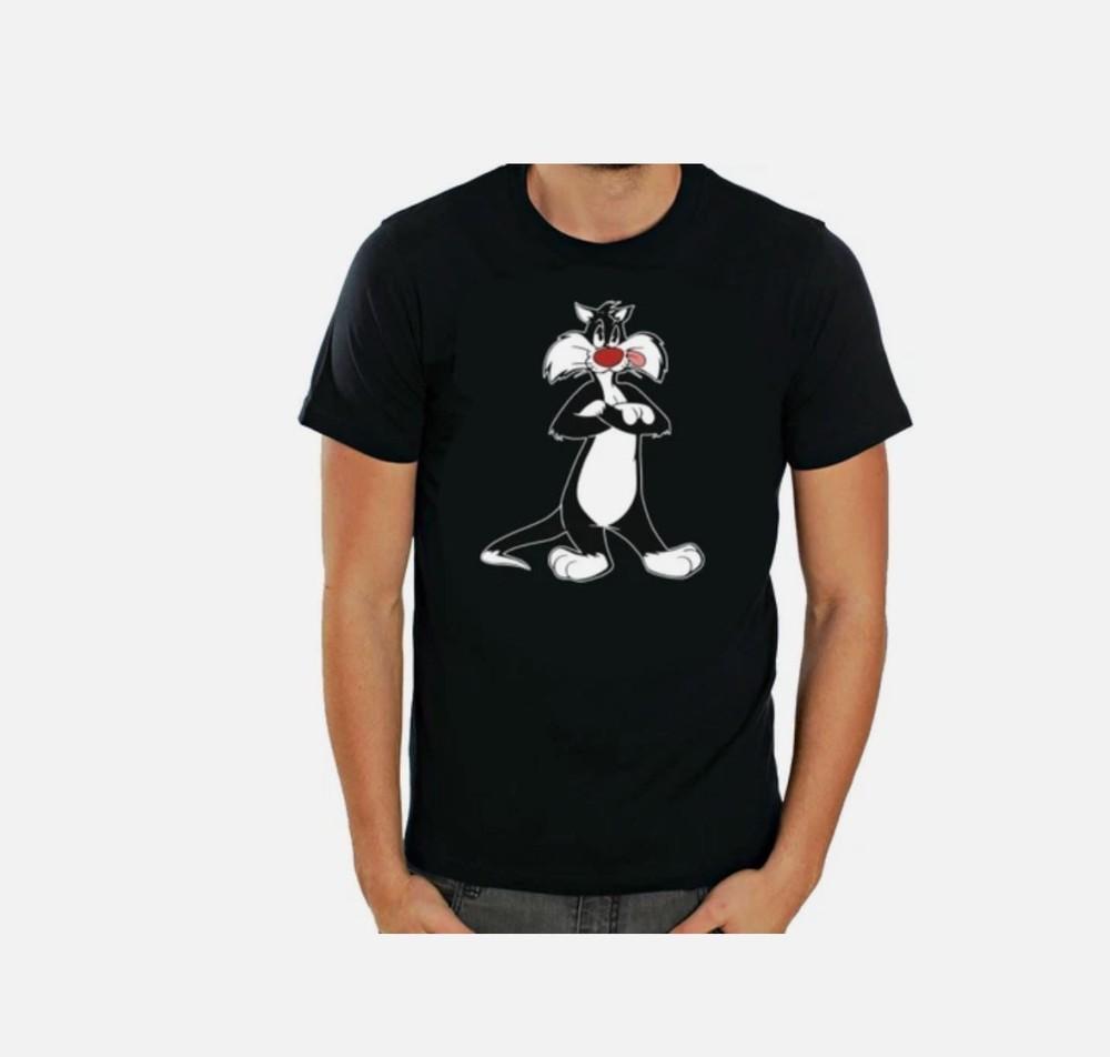 Sylvester The Cat-2 WB Short Sleeve Men T Shirt Unisex T-Shirt L