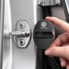 Lijk1 4Pcs Metal Car Door Lock Cover Protective Buckle Cover Sticker Tire Valve For VW GTI Polo Golf MK6 Passat Tiguan Arteon Jetta CC