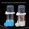 2/4/8/12Pcs Automatic Cage Hanging Parrot Water Dispenser 240ML Bird Feeder For Small Medium Large Bird Pet Cage Accessories