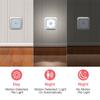 6leds Wireless Motion Sensor Night Light 120 Degree Angle Battery Powered Cabinet Closet Stair Lamp