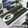 Green Bay Packers Personalized Large Mouse Pad Custom Name Text Extended Desk Mat Gaming Mousepad