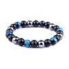Bracelet for Women and Men, Power Stone, Tiger Eye Stone Bracelet, 19cm, Prayer Beads, Beaded Bracelet, Luck of Money, Luck of Savings, Natural Stone